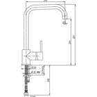 Torneira Misturador Monocomando Cozinha Linea Cox Pvd Ouro Ro