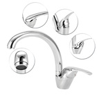 Torneira Misturador Monocomando Cozinha Mesa Alta Prateado