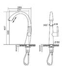 Torneira Misturador Monocomando Gourmet 08 Extensível Preto