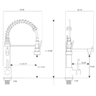 Torneira Misturador Monocomando Gourmet Ducha Manual E Bica R