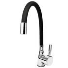 Torneira Misturador Monocomando Gourmet Flexível Preta