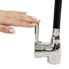 Torneira Misturador Monocomando Gourmet Flexível Preta