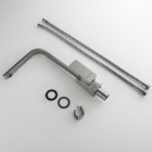 Torneira Misturador Monocomando Gowff Aço Escovado Modelo Qua