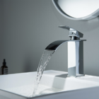 Torneira Misturador Monocomando Gowff Cromado Mod. Cascata Qu