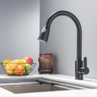 Torneira Misturador Monocomando Gowff Preto Fosco Modelo Gour