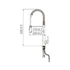 Torneira Misturador Monocomando Higold 980096 De Bancada Inox