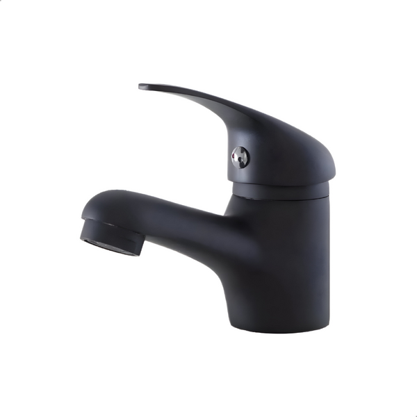 Torneira Misturador Monocomando Lavatório Baixa Black Matte