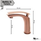 Torneira Misturador Monocomando Lavatório Bica Baixa Rose