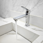 Torneira Misturador Monocomando Lavatório Latão Cromado