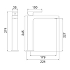 Torneira Misturador Monocomando Lorenlike 2877 C78 De Bancada