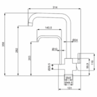 Torneira Misturador Monocomando Lorenzetti Lorenloft 2263 I82