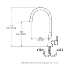 Torneira Misturador Monocomando Para Cozinha - Preto Fosco -