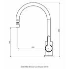Torneira Misturador Monocomando Para Cozinha - Preto Fosco -