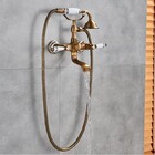 Torneira Misturador para Banheira Vintage Retrô Bronze Antigo