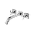 Torneira Misturador para Parede de Banheiro Bica Reta Cromada City Docol