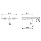 Torneira Misturador para Parede de Banheiro Bica Reta Cromada Provence Docol