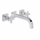 Torneira Misturador para Parede de Banheiro Cromado Clean Deca