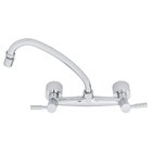 Torneira Misturador para Parede de Cozinha Bica Alta Cromada Niterói Delinia