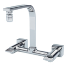 Torneira Misturador para Parede de Cozinha Bica Alta Cromada Prima Fani