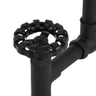 Torneira Misturador para Pia de Banheiro ou Cozinha Bica Alta Preto Fosco Industrial Volante Fani