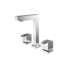 Torneira Misturador para Pia de Banheiro Bica Alta Cromada Quadra Meber