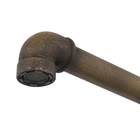 Torneira Misturador para Pia de Banheiro Bica Alta Latão Bruto Industrial Haste Fani