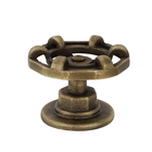 Torneira Misturador para Pia de Banheiro Bica Alta Latão Bruto Industrial Volante Fani