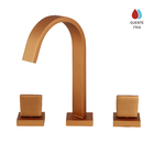 Torneira Misturador para Pia de Banheiro Bica Alta Rose Gold Prima Fani