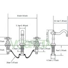 Torneira Misturador Vintage Retrô Dourado Ouro