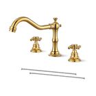 Torneira Misturador Vintage Retrô Dourado Ouro