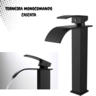 Torneira Moncomando Misturador Banheiro Alta Aço Inox 304