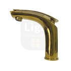Torneira Monoc Banheiro Luxo Gold F2517g Quadrada Dourada