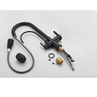 Torneira Monocomando 360 Preta Luxo Regulavel Cozinha Gourmet