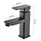 Torneira Monocomando Absolute Metal Baixa Misturador Preta