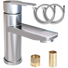 Torneira Monocomando Aço Inox Quente E Fria Para Banheiro