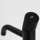 Torneira Monocomando Alta Para Banheiro (Kasai Preta)