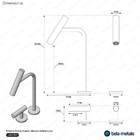 Torneira Monocomando Alta Para Banheiro (lay Níquel)