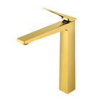 Torneira Monocomando Alta Para Banheiro (zeya Dourada)
