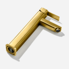 Torneira Monocomando Alta Para Banheiro Inox (adda Dourada Fo