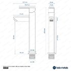 Torneira Monocomando Alta Para Banheiro Inox (adda Escovada)