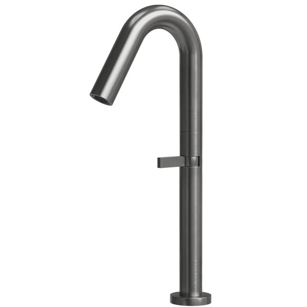 Torneira Monocomando Alta Para Banheiro Inox (tille Grafite F