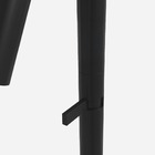 Torneira Monocomando Alta Para Banheiro Inox (tille Preta Fos