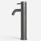 Torneira Monocomando Alta Para Banheiro Inox (una Grafite Fos