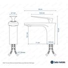 Torneira Monocomando Baixa Para Banheiro (michigan Rosé Gold)