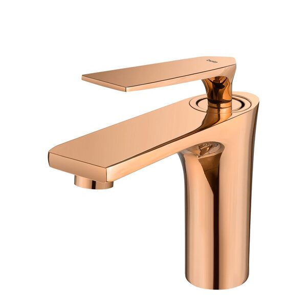 Torneira Monocomando Baixa Para Banheiro (michigan Rosé Gold)