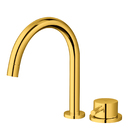 Torneira Monocomando Baixa Para Banheiro (milos Dourada)