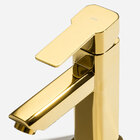 Torneira Monocomando Baixa Para Banheiro Inox (adda Dourada)