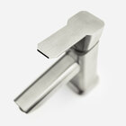 Torneira Monocomando Baixa Para Banheiro Inox (adda Escovada)