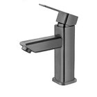 Torneira Monocomando Baixa Para Banheiro Inox (adda Grafite F