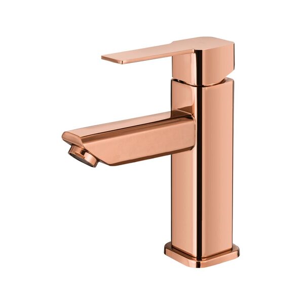 Torneira Monocomando Baixa Para Banheiro Inox (adda Rosé Gold)